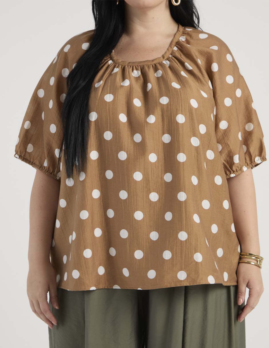 Blusa manga al codo para mujer 9