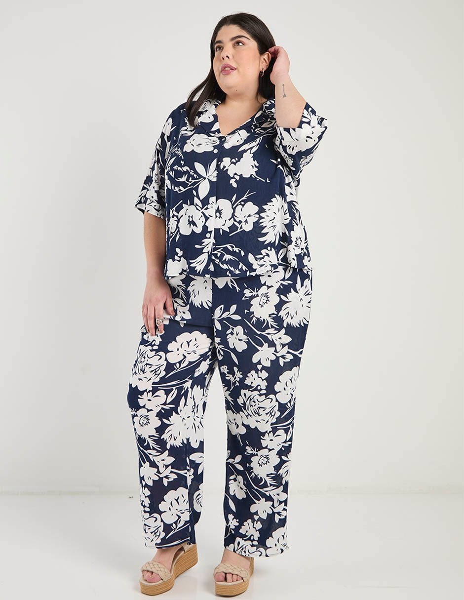 Pantalón wide leg para mujer 4