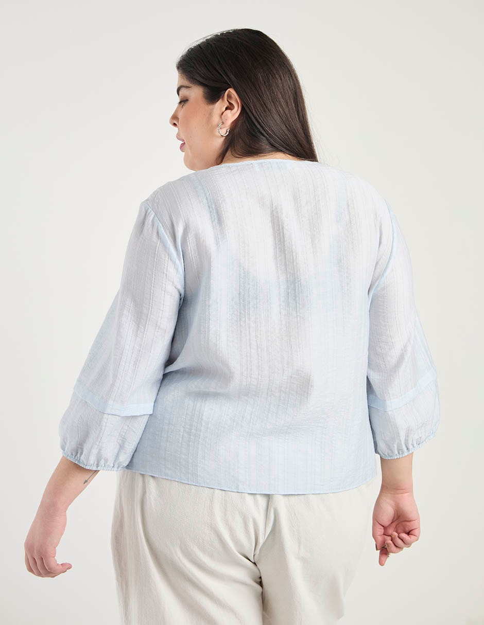 Blusa manga larga para mujer 11
