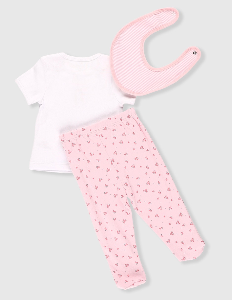 Conjunto de algodón para bebé niña 5
