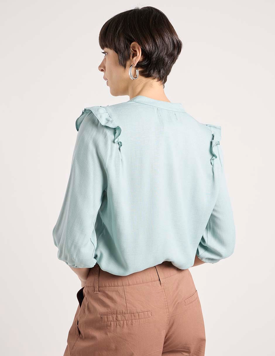 Blusa manga 3/4 para mujer 6