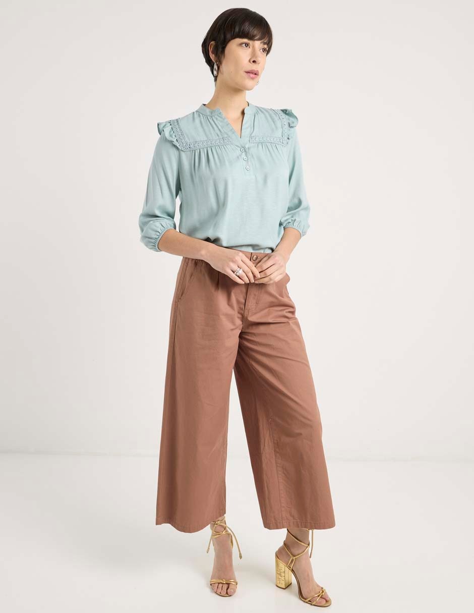 Blusa manga 3/4 para mujer 7