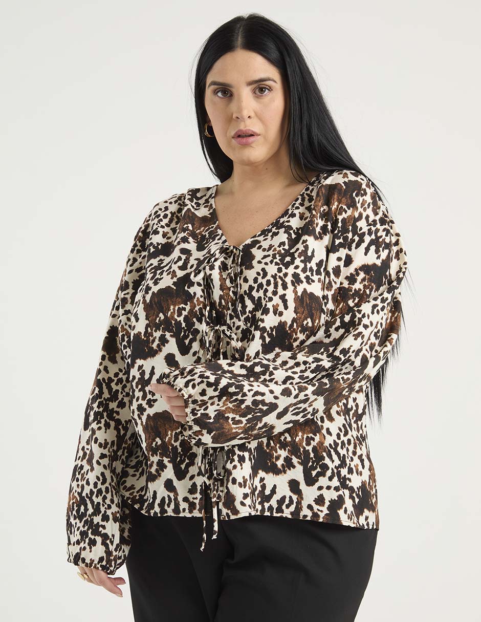 Blusa manga larga para mujer 1