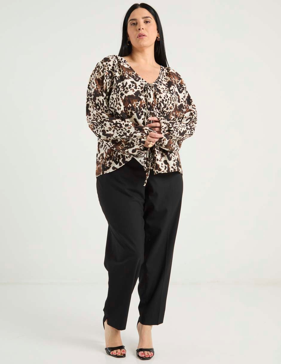 Blusa manga larga para mujer 7