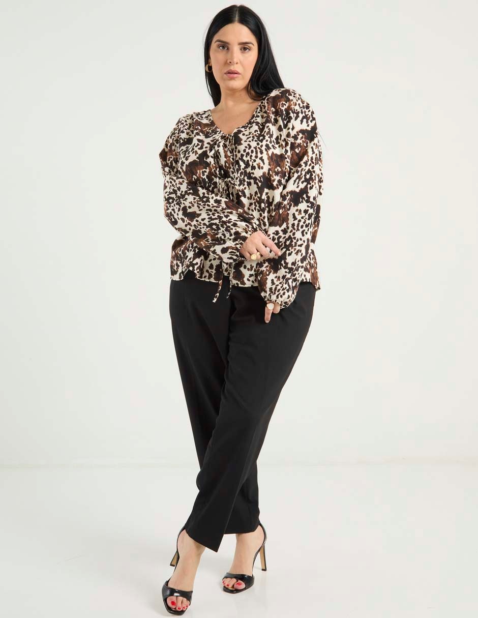 Blusa manga larga para mujer 8