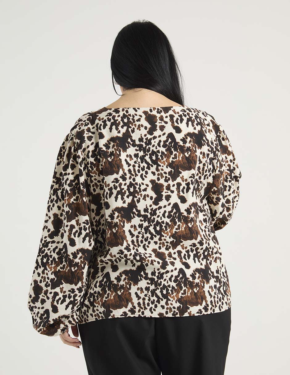 Blusa manga larga para mujer 11