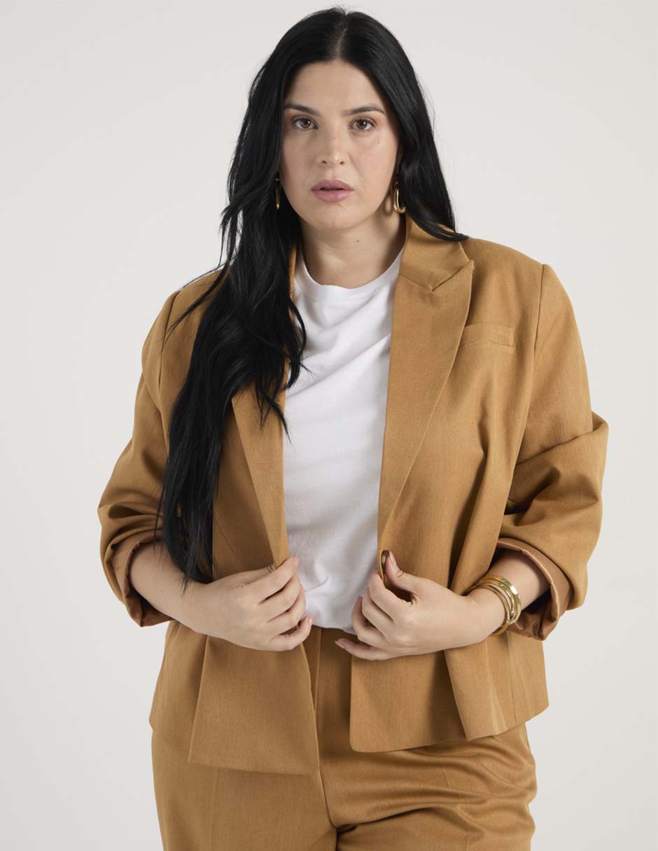 Saco sastreado casual para mujer