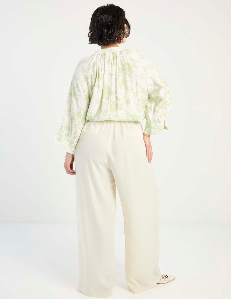 Pantalón amplio para mujer 4