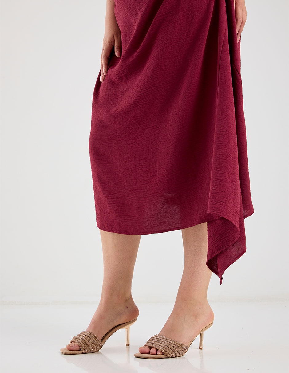 Vestido midi cocktail para mujer