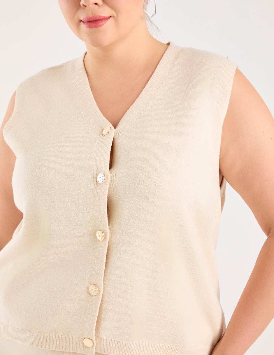 Chaleco contempo plus para mujer