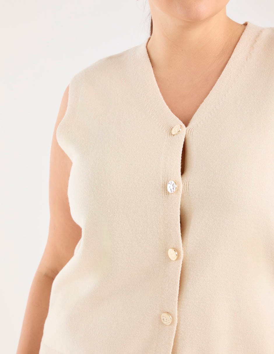 Chaleco contempo plus para mujer