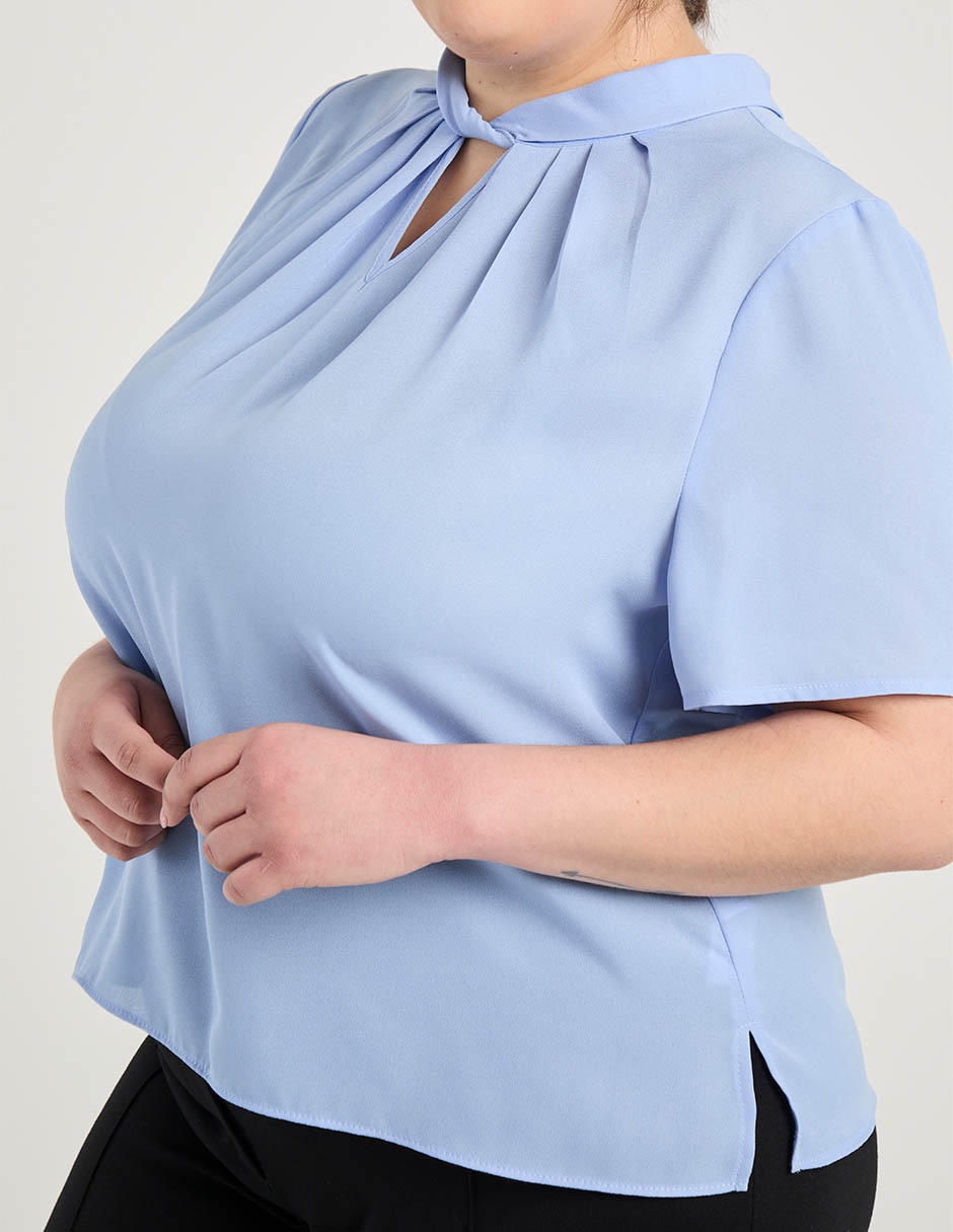 Blusa Contempo Plus manga corta para mujer 9