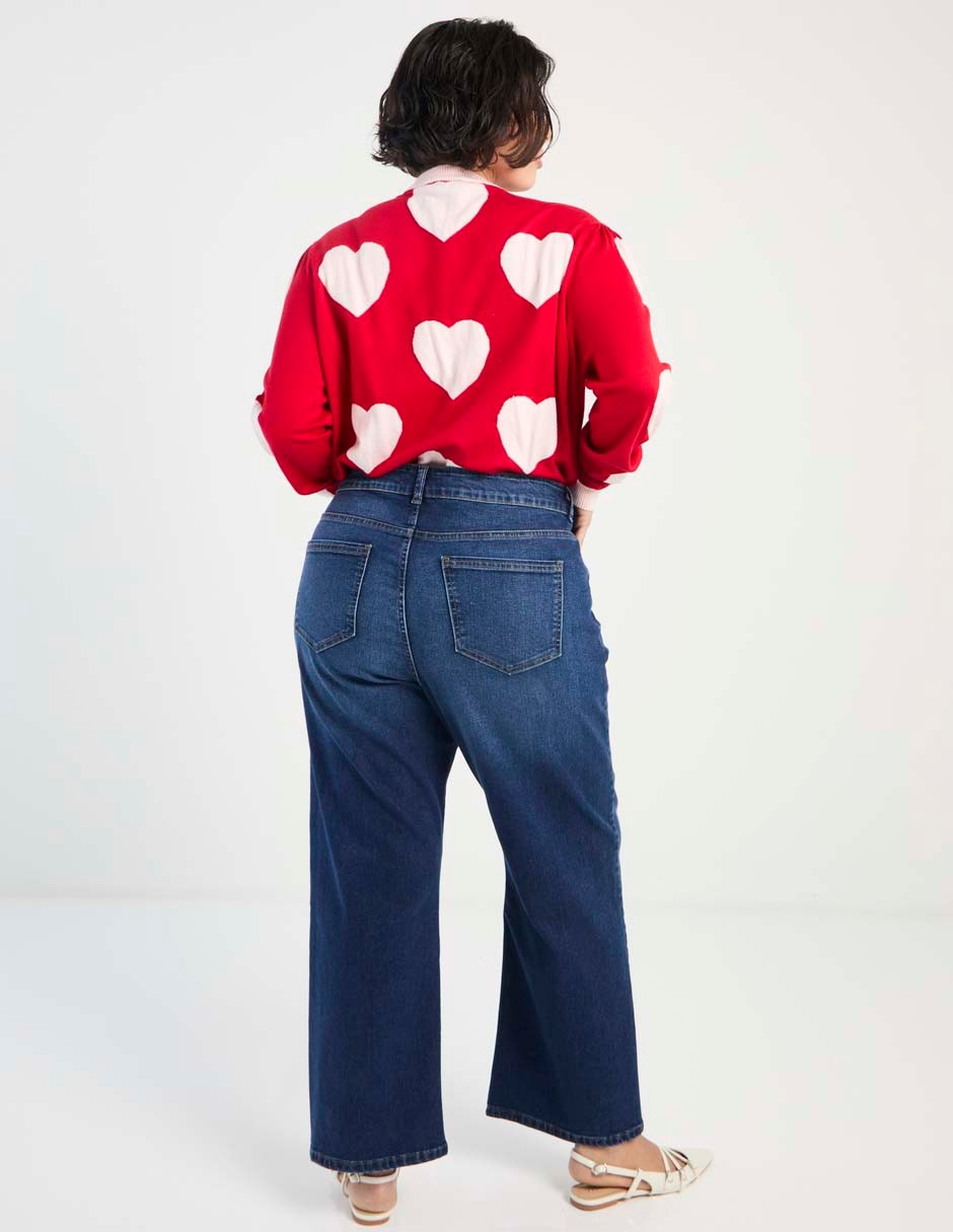 Jeans amplio para mujer 4