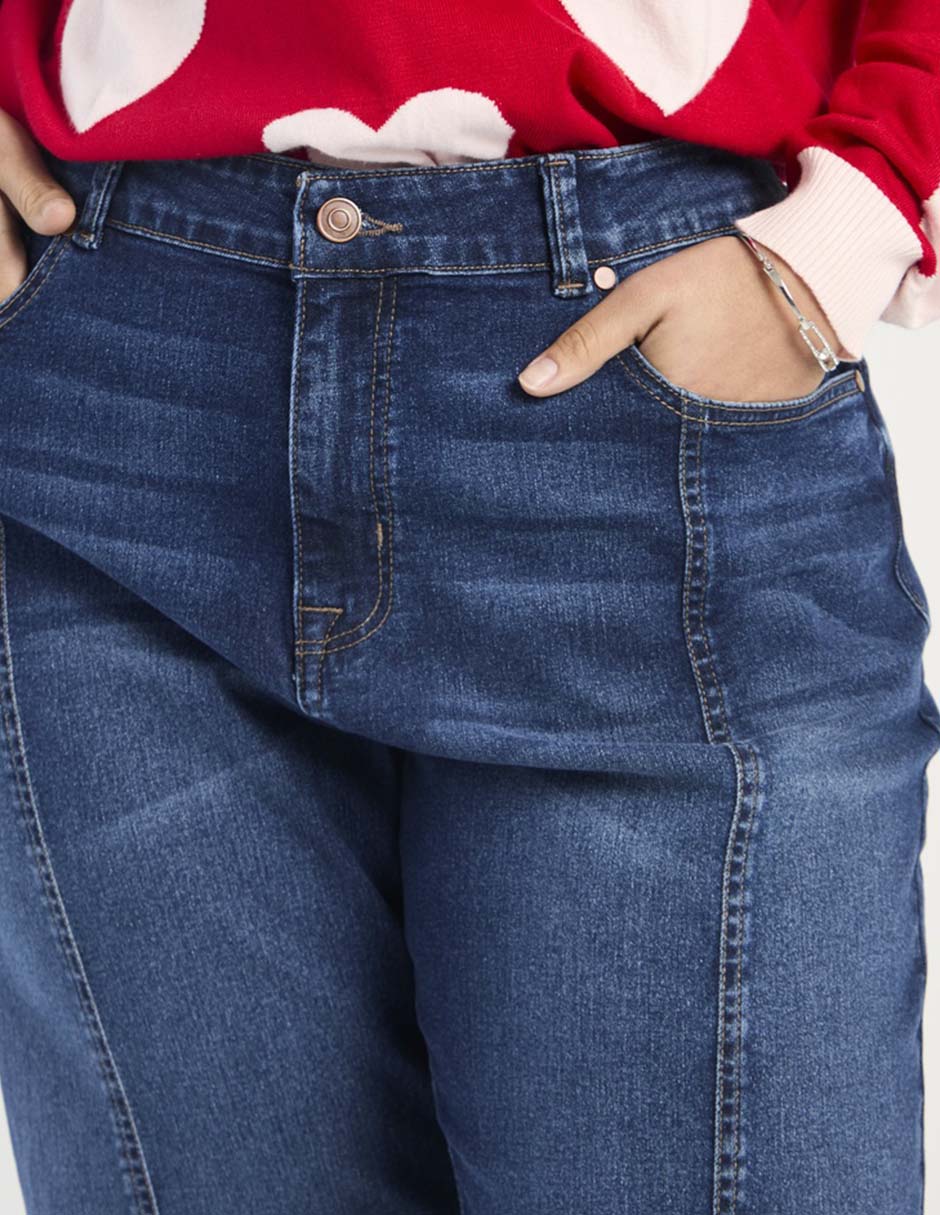 Jeans amplio para mujer 2