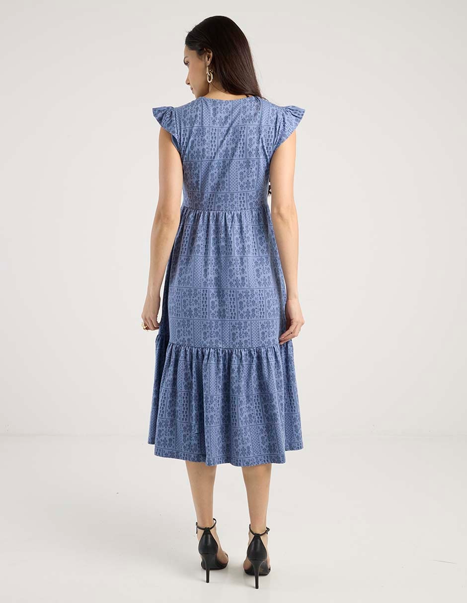 Vestido midi casual Week by Weekend para mujer
