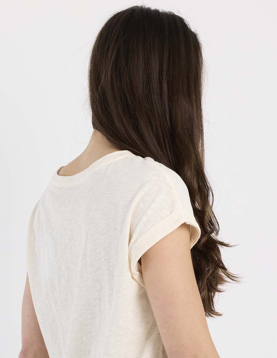 Playera manga corta Week By Weekend cuello redondo para mujer
