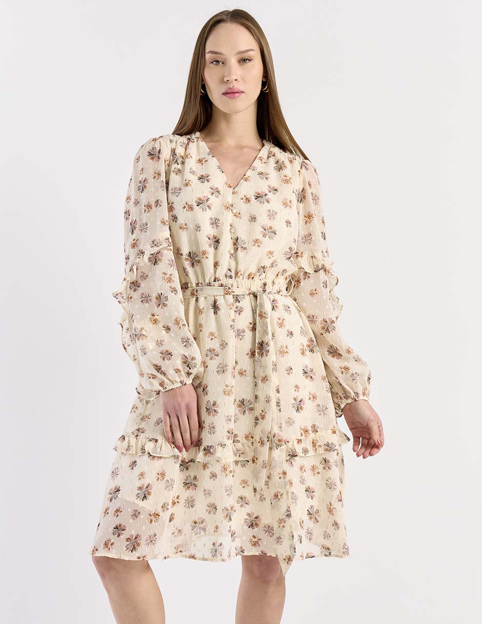 Vestido 3/4 casual para mujer