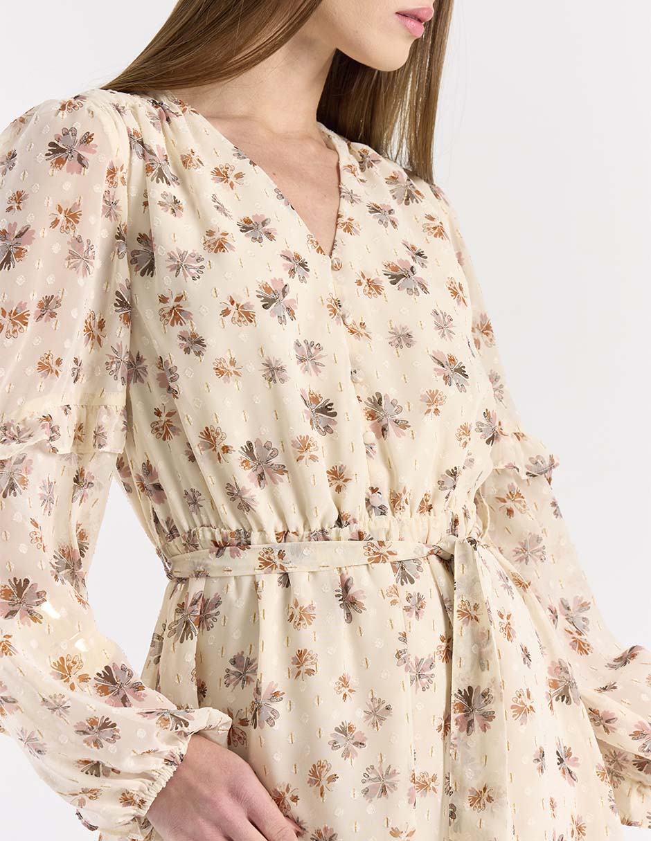 Vestido 3/4 casual para mujer