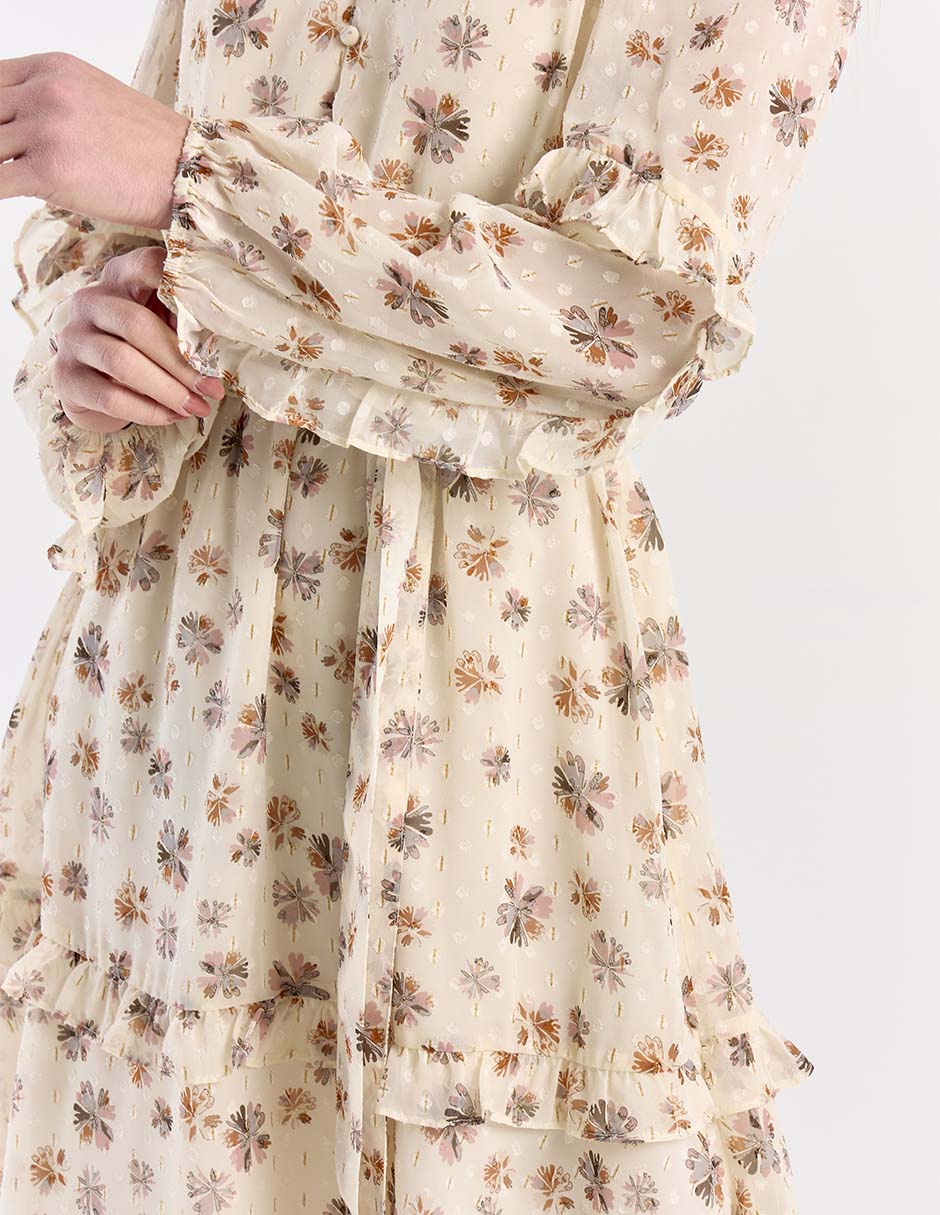 Vestido 3/4 casual para mujer