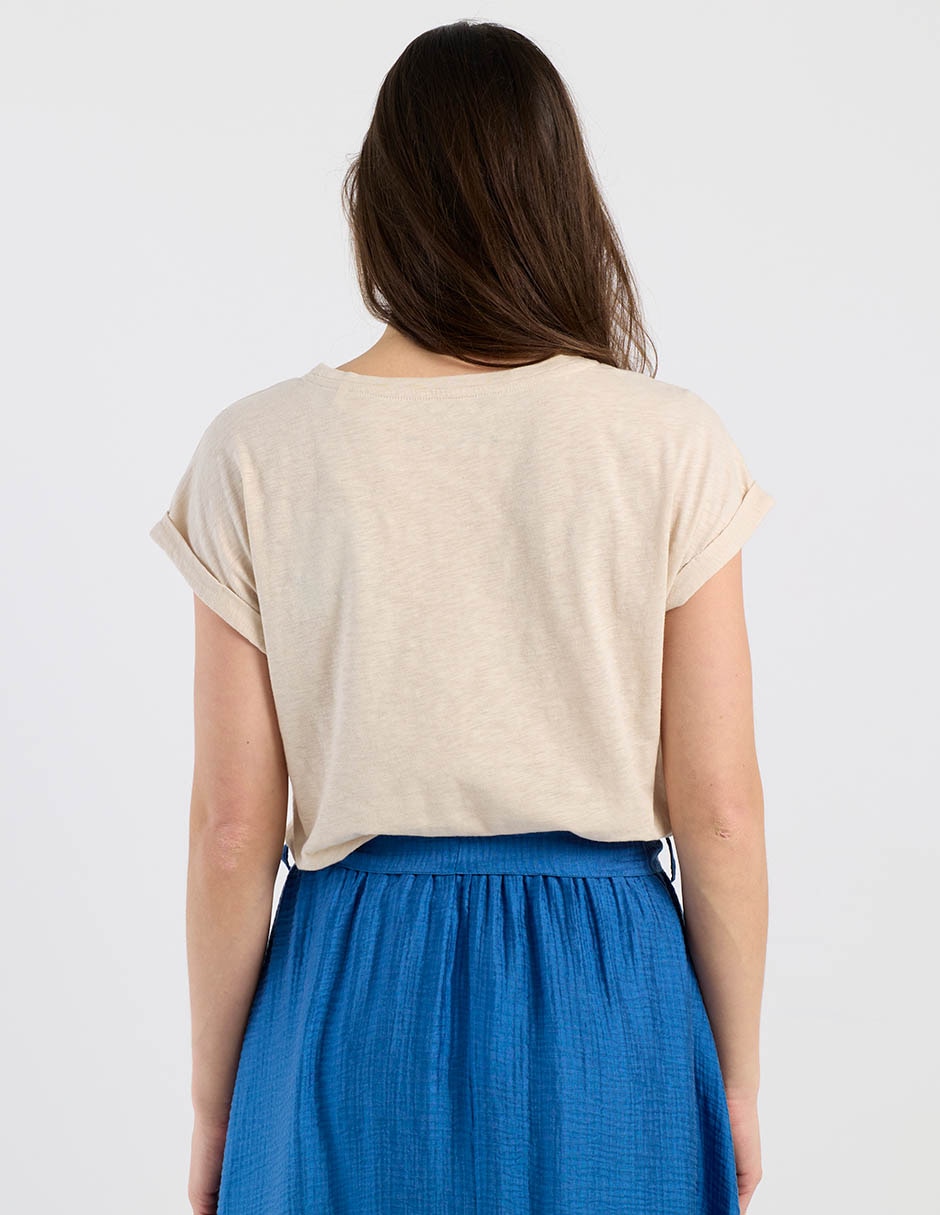 Playera manga corta Week By Weekend cuello redondo para mujer 6