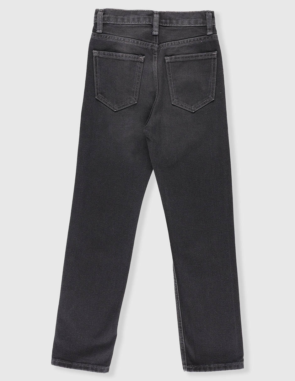 Jeans straight Weekend lavado obscuro para niño