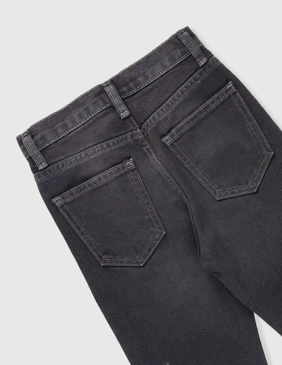 Jeans straight Weekend lavado obscuro para niño