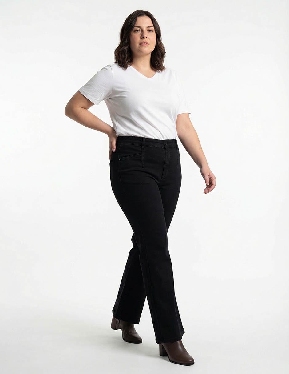 Jeans straight para mujer 4