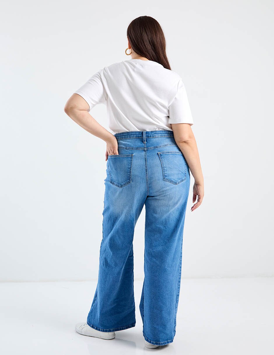 Jeans acampanado para mujer 6