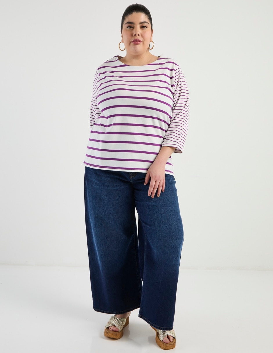 Jeans amplio para mujer 5