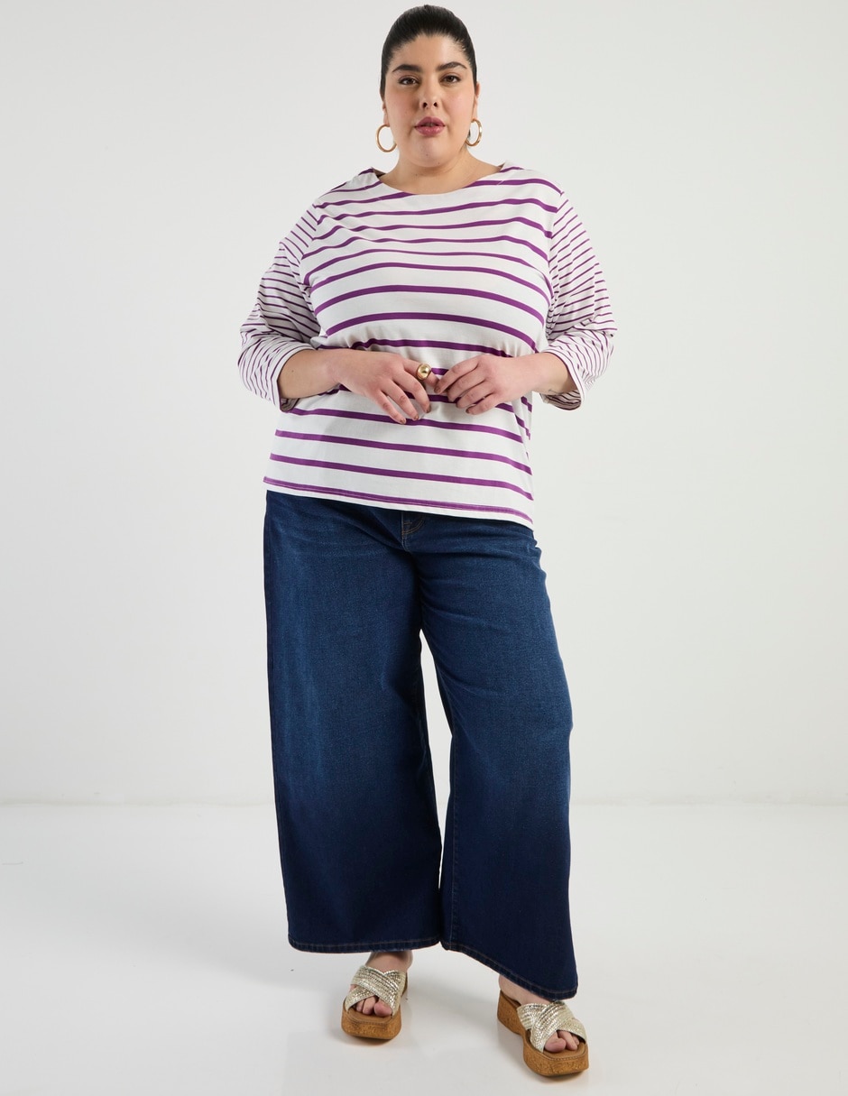 Jeans amplio para mujer 4
