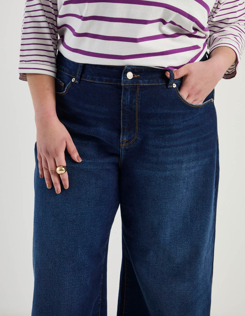 Jeans amplio para mujer 2