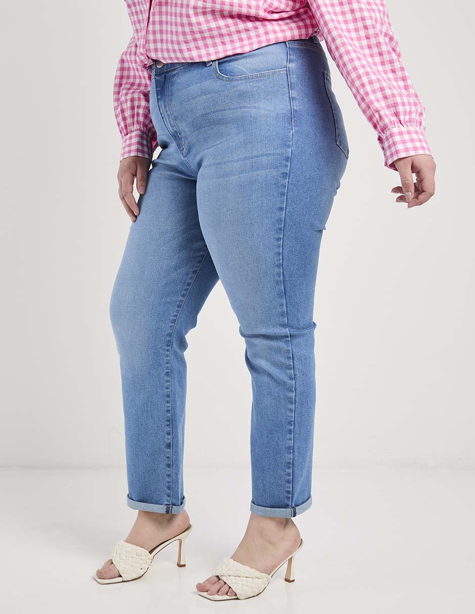 Jeans straight para mujer 3