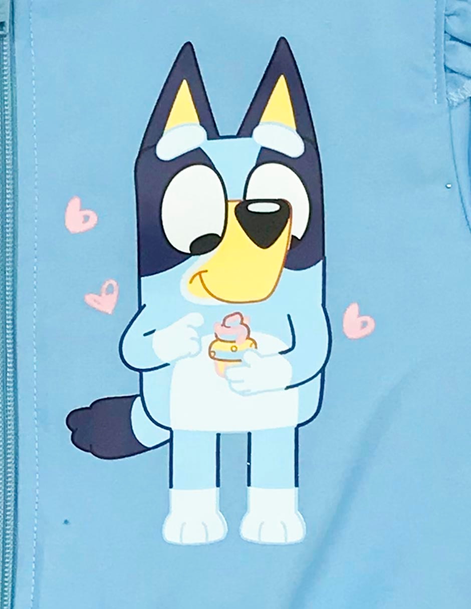 Chamarra Panaderia Bluey para niña