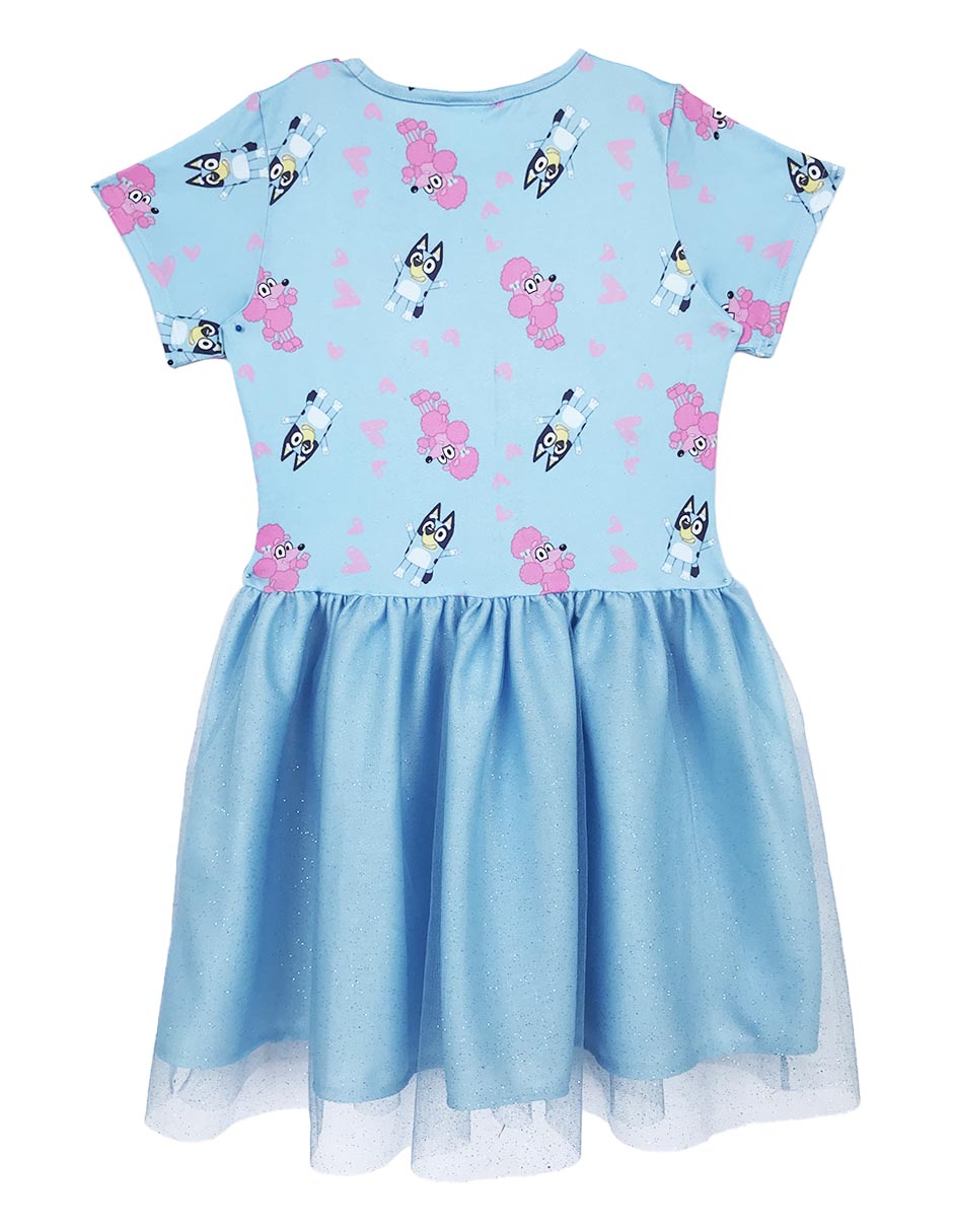 Vestido manga regular para niña 4