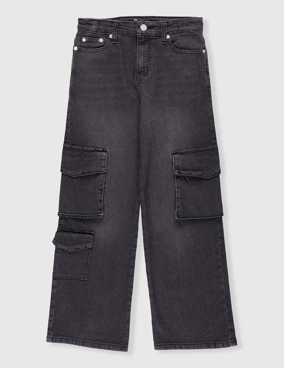 Jeans amplio Weekend lavado obscuro para niña