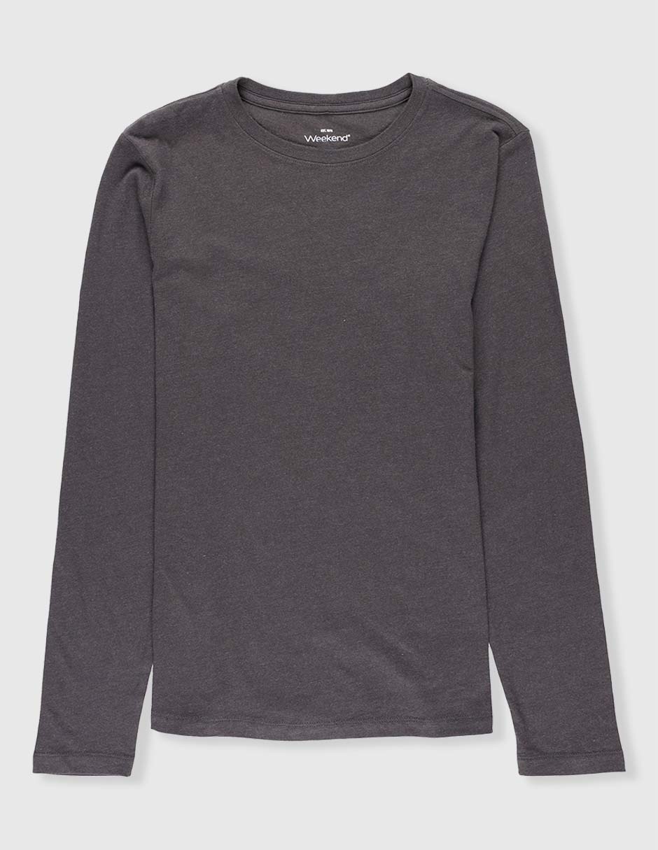 Playera Weekend manga larga para niño