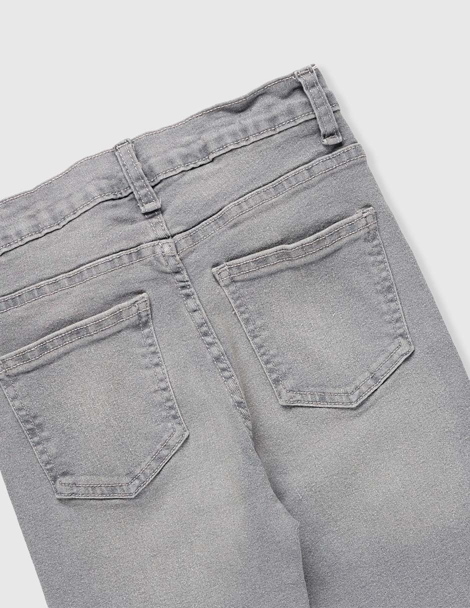 Jeans straight Weekend lavado obscuro para niño