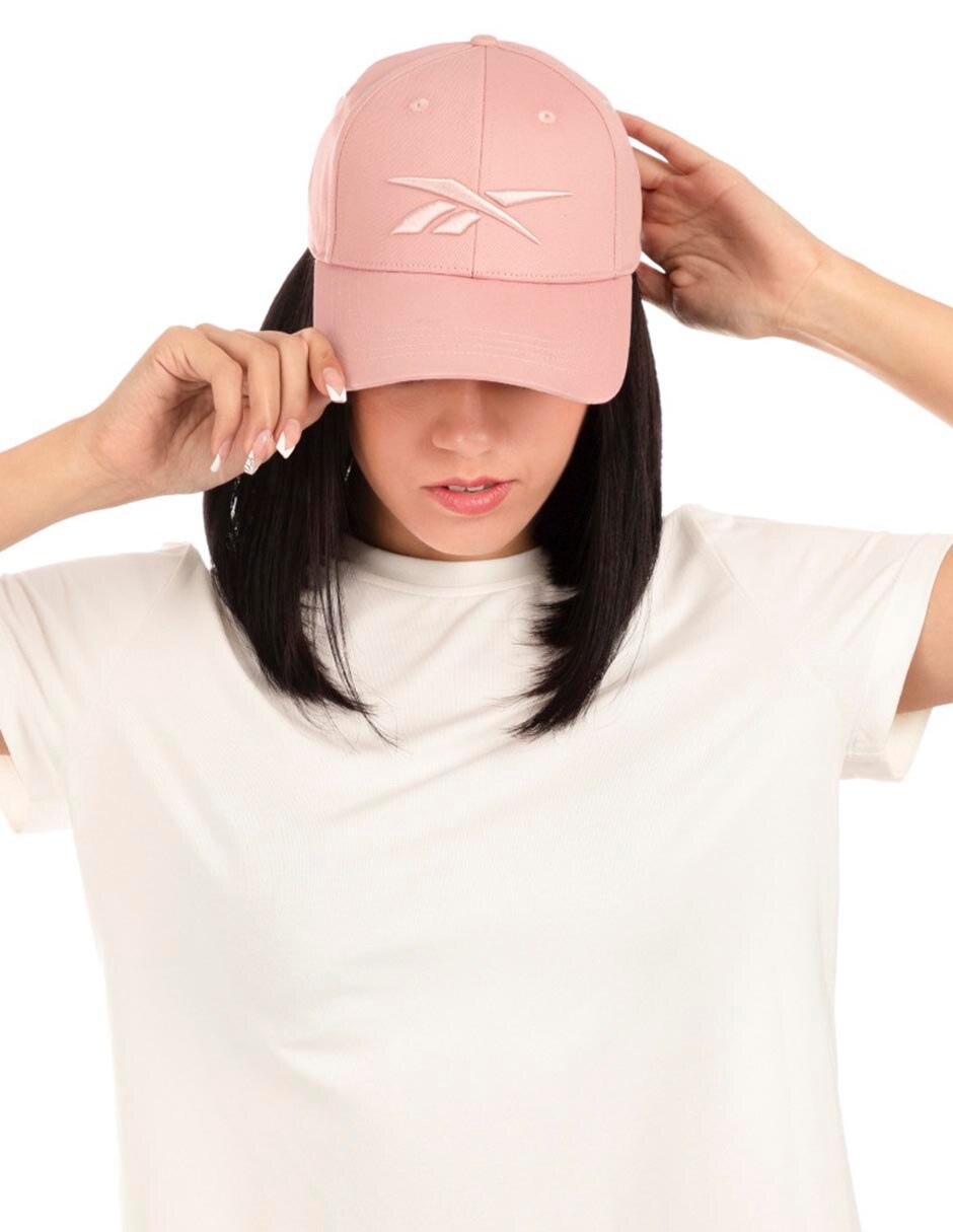 Gorra visera curva correa ajustable casual para mujer 5