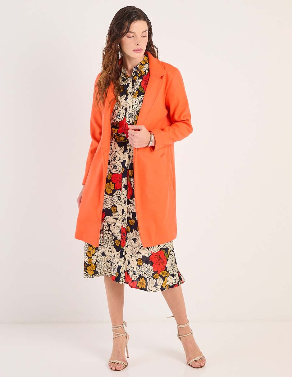Abrigo Metropolis abierto para mujer