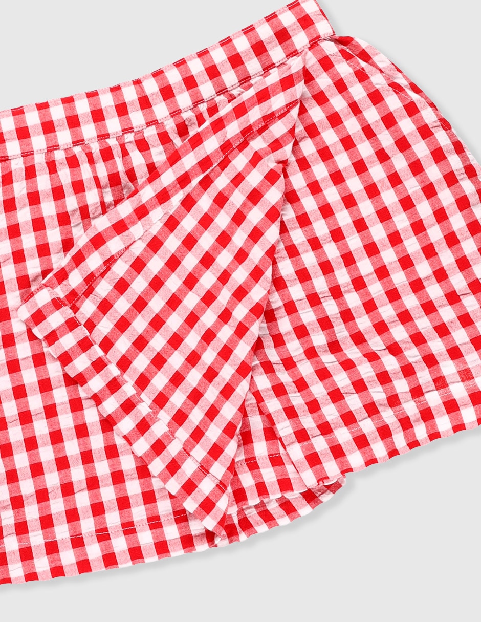 Falda short para niña