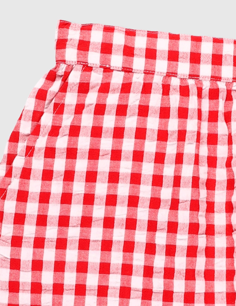 Falda short para niña