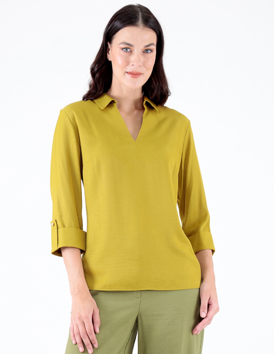 Blusa manga 3/4 para mujer 1