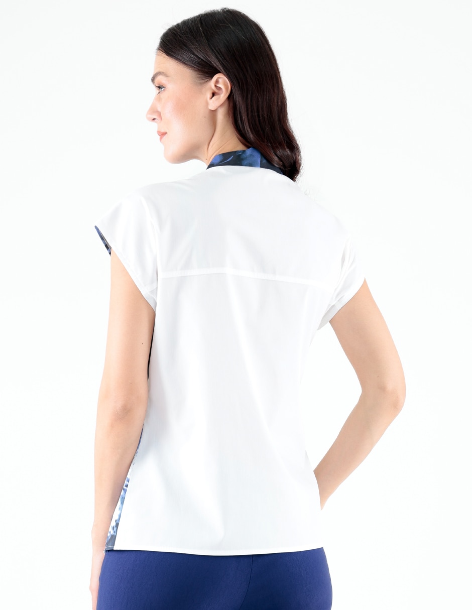 Blusa manga corta para mujer 5
