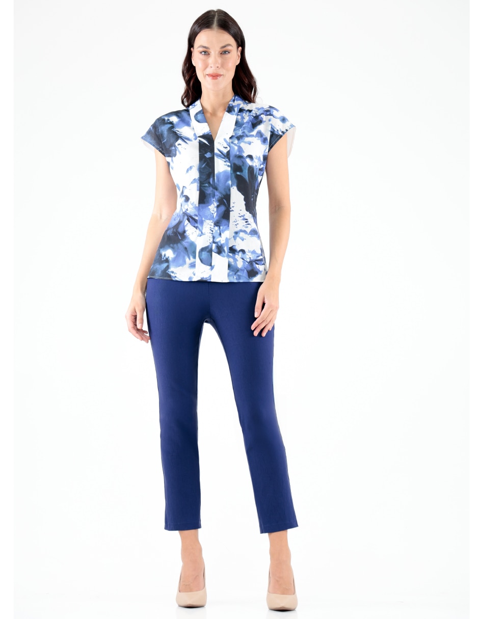Blusa manga corta para mujer 6