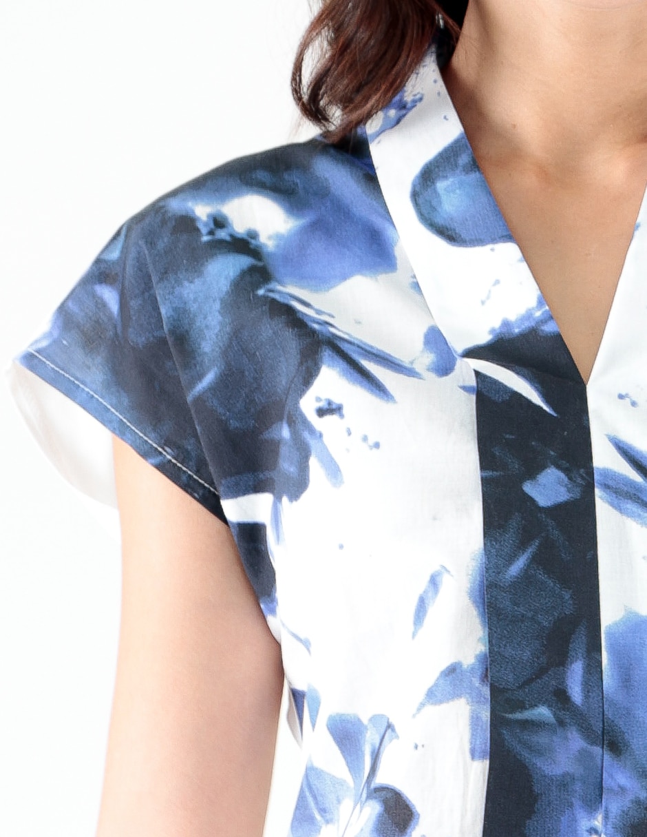 Blusa manga corta para mujer 7