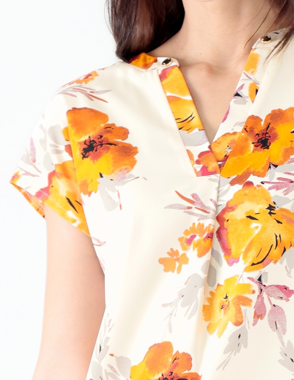 Blusa manga corta para mujer 7