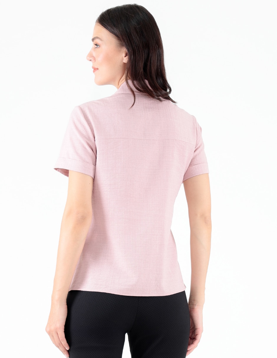 Blusa manga corta para mujer 5