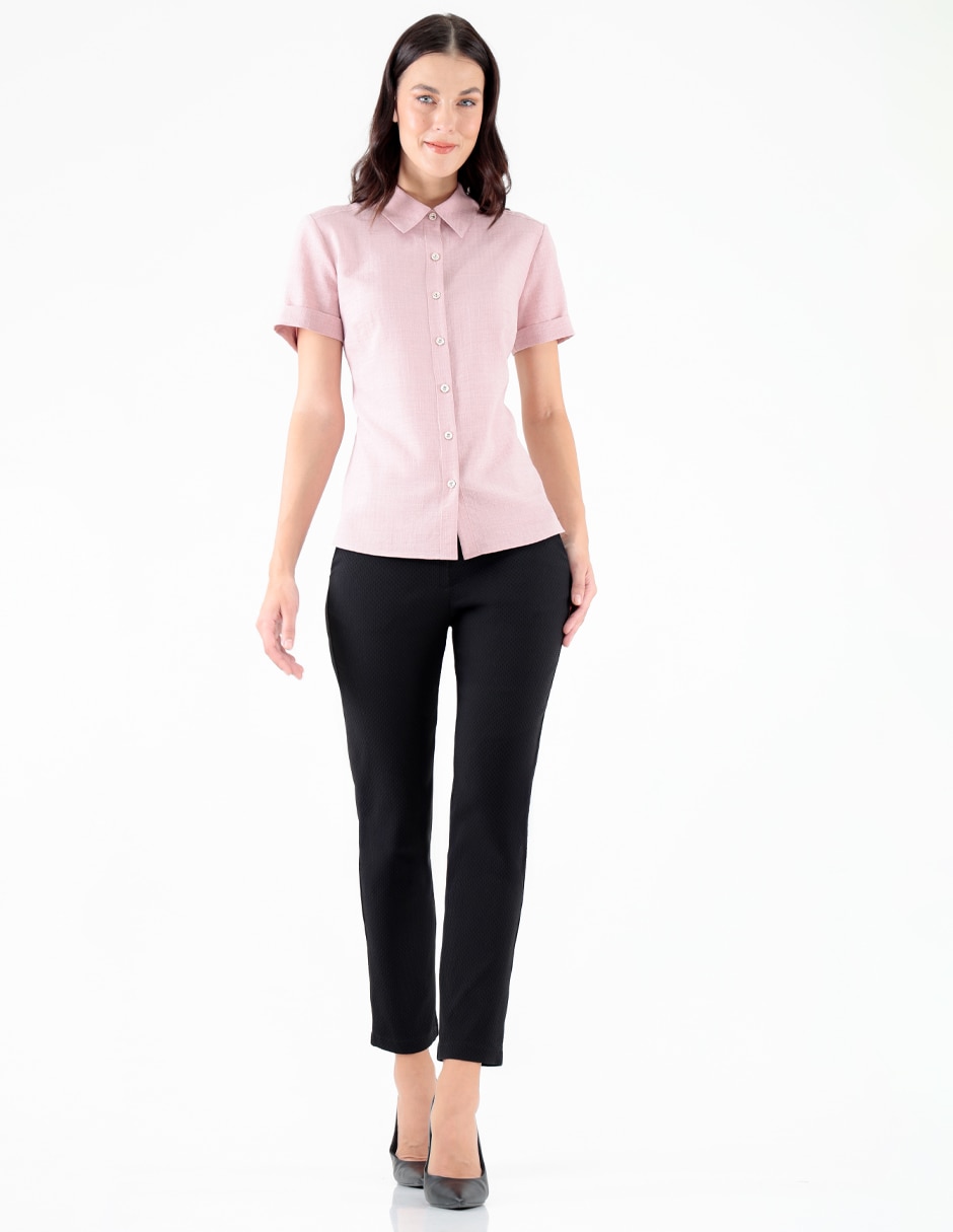Blusa manga corta para mujer 6