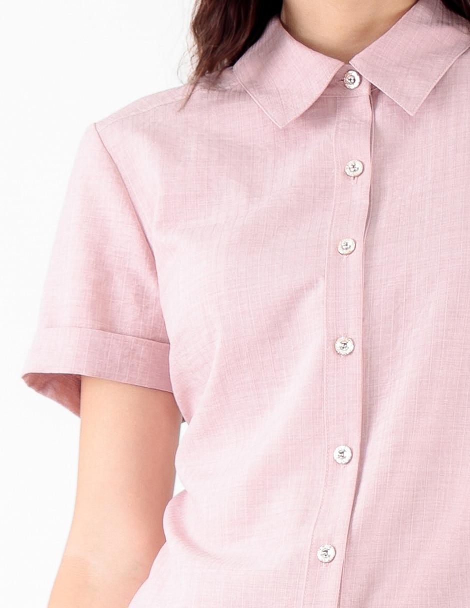 Blusa manga corta para mujer 7