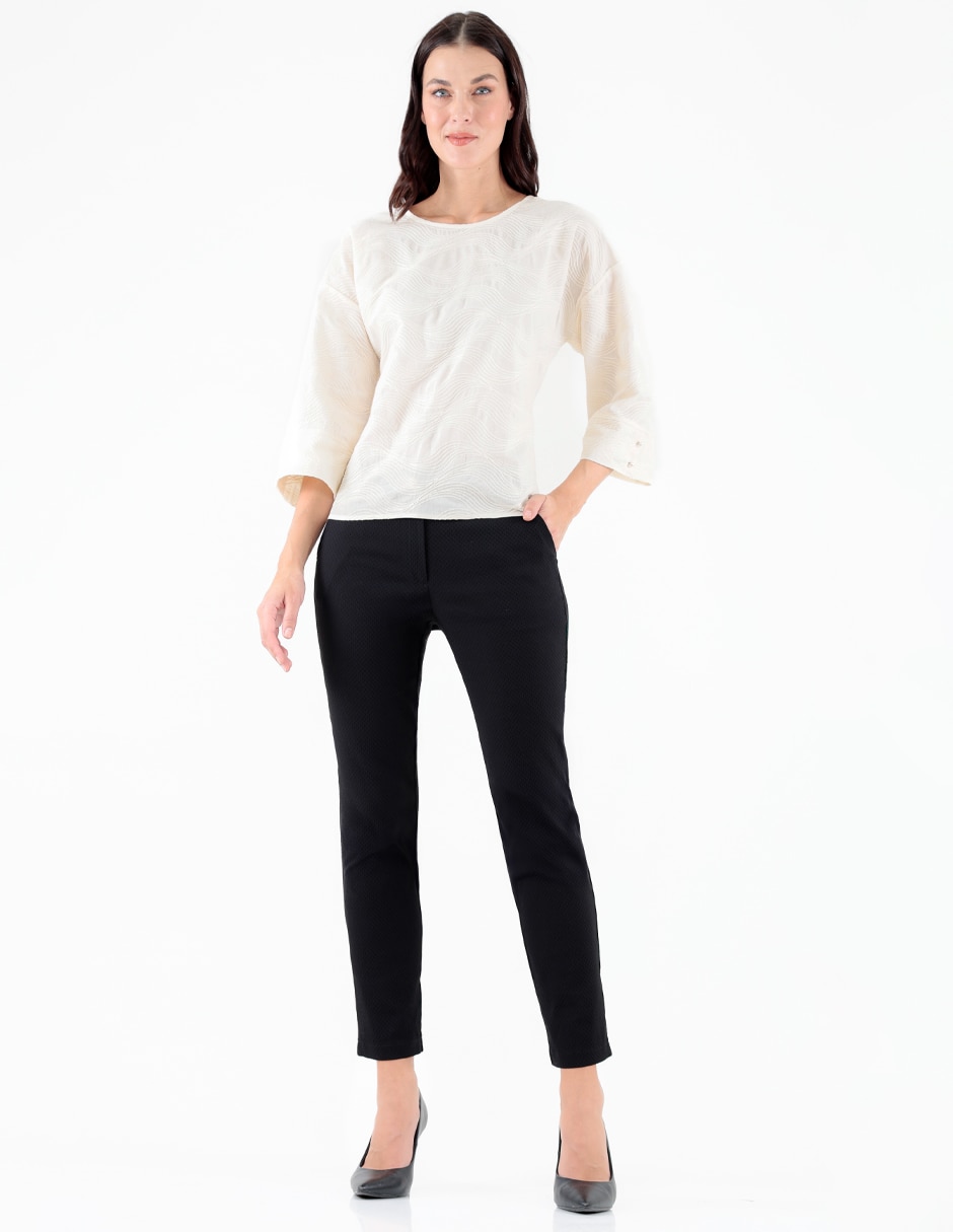 Blusa manga 3/4 para mujer 6